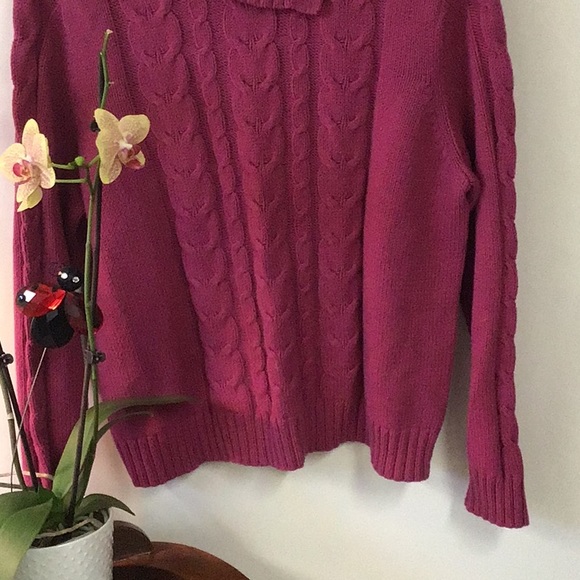Northern Reflections purple /pink sweater GUC - Picture 3 of 8